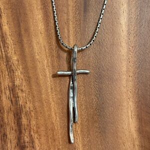 Silpada Silver Cross Necklace
